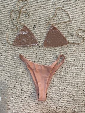 Source Unknown Blush Pink Bikini Bottom